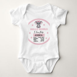 Rosa om baby-börd t shirt