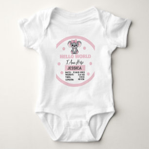 Rosa om baby-börd t shirt