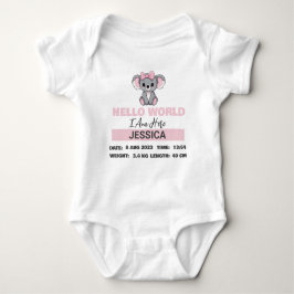 Rosa om baby-börd t shirt