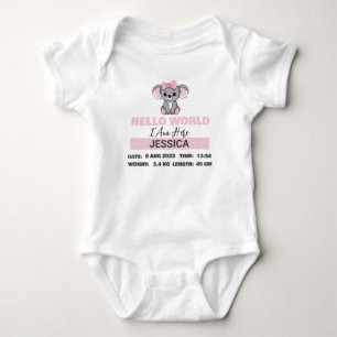 Rosa om baby-börd t shirt