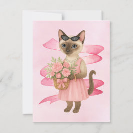 Rosa om blåsbildning om bröstcancer vykort