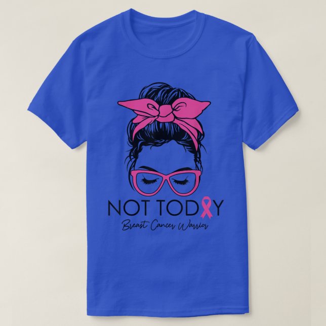 Rosa om bröstcancer -  Glass - Blås T Shirt (Design framsida)