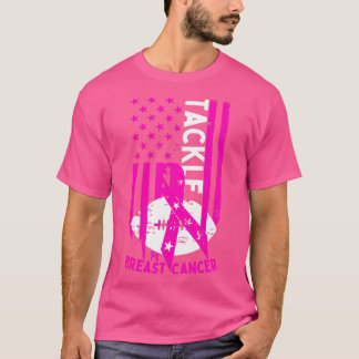 Rosa om bröstcancer i fotboll t shirt