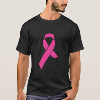 Rosa om bröstcancermedvetenhet Ribbon I Bära Rosa T Shirt