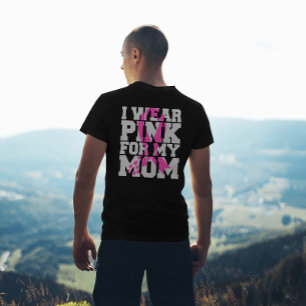 Rosa om bröstcancermedvetenhet Ribbon I Bära Rosa T Shirt