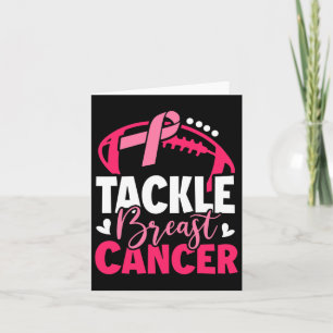 Rosa om bröstcancervårtor i fotboll Ribbon Breast Kort