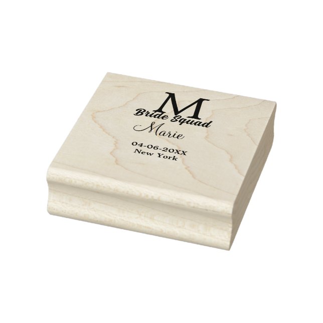 Rosa om namn- för bridesmaid stämpel (Stämpel)