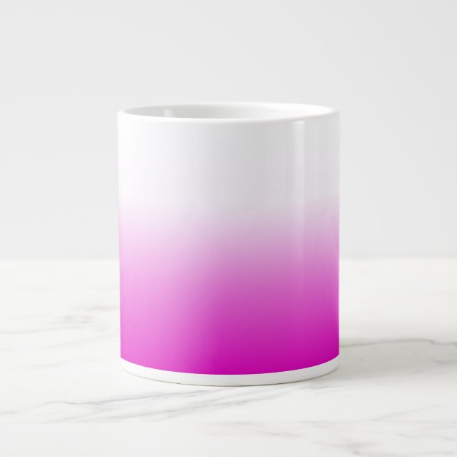 Rosa Ombr-övertoningsbakgrund, design-60416 Jumbo Mugg (Framsidan)