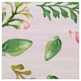 Rosa Ombre Foliage Tyg
