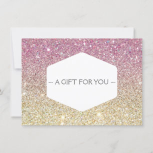ROSA OMBRE GLITTER Gift Certificate