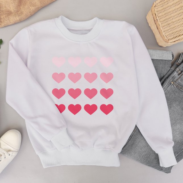 Rosa Ombre Hearts Valentines day Tee (Skapare uppladdad)