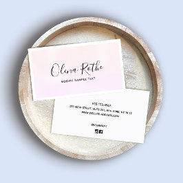 Rosa Ombre Namnteckning skriptProfessionell