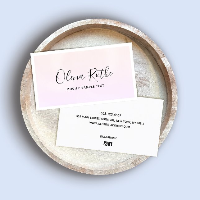 Rosa Ombre Namnteckning skriptProfessionell (Skapare uppladdad)