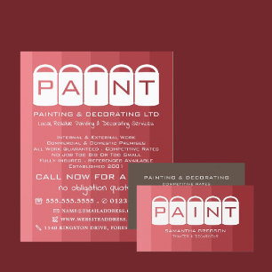 Rosa Ombre, Paint Bucket, Painter & Decorator Reklamblad