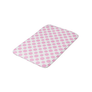 Rosa Ombre polka dots Badrumsmatta