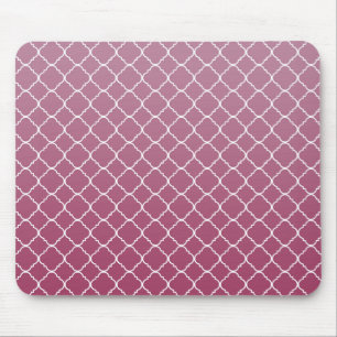 Rosa Ombre Quatrefoil Musmatta