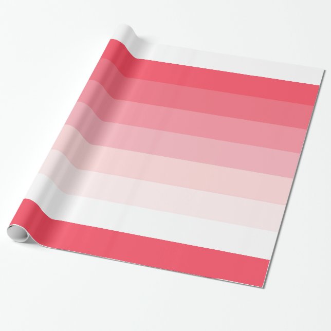 Rosa Ombre Rand Birthday Presentpapper (Utrullad)