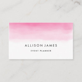 Rosa Ombre Visitkort
