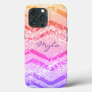 Rosa Ombre Zig Zag