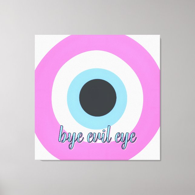rosa onda öga anpassningsbar canvas konst 🧿 (Framsida)