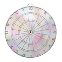 Rosa Opal HoloGrapal Rainbow Dart Board