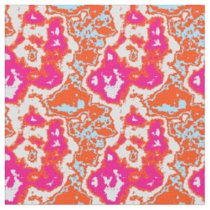 Rosa Orange Blanda Abstrakt Marble Modern Mönster Tyg
