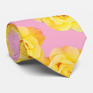 Rosa Orange Gul Rosa Modern Färgrik Slips