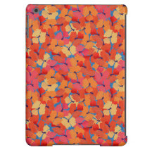 Rosa Orange Gult Poppies Fodral-Mate iPad Case