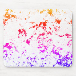 Rosa Orange Lila Marble Paint Stänk Abstrakt Musmatta