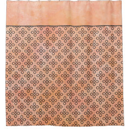 Rosa, Orange och Black Retro Mönster