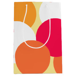 Rosa, Orange och Gult Polka dots