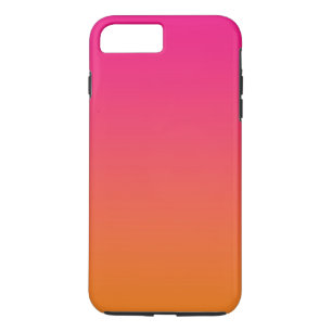 Rosa & orange Ombre