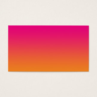 Rosa & Orange Ombre Visitkort