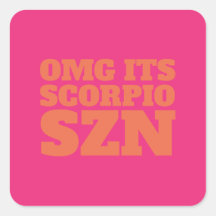 Rosa Orange OMG Det är Scorpio SZN Coola