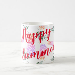 ROSA & ORANGE PINEAPPLE LYCKLIG SOMMER KAFFEMUGG