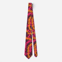 Rosa Orange Plumeria Mönster Beach Wedding Slips