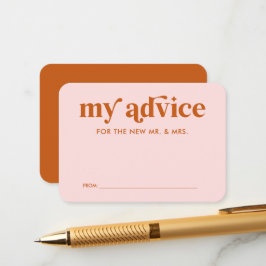 Rosa Orange Retro Groovy Disco Bröllopskort med Rå Tilläggskort