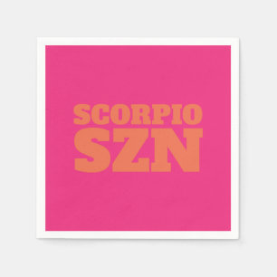 Rosa Orange Scorpio SZN Coola Pappersservett