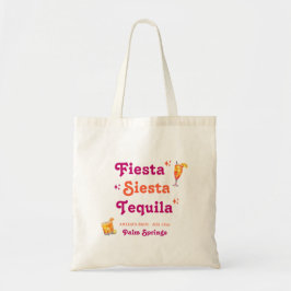 Rosa & Orange Sunset Tequila & Tulum Bachelorette Tygkasse