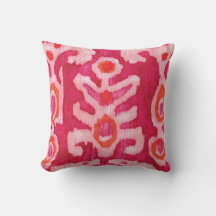 Rosa & Orange Tribal Ikat