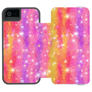 Rosa Orange Violett Glitter Gnistrande Mönster