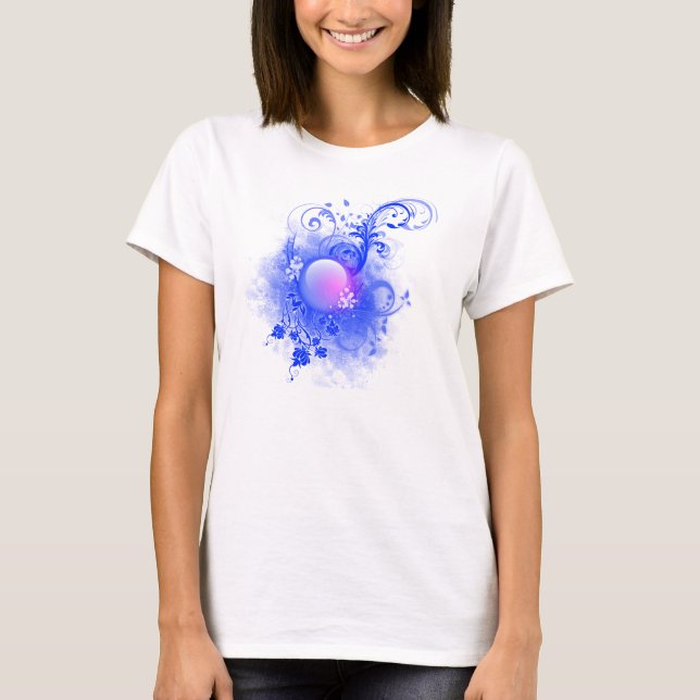 Rosa OrbTshirt T-shirt (Framsida)