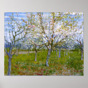 Rosa Orchard (F555) Van Gogh Fine Art Poster