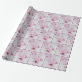 Rosa Orchid-Blommar Presentpapper