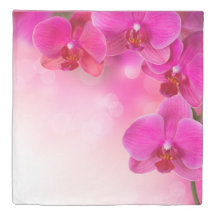 Rosa Orchid Blooming Duvet Cover