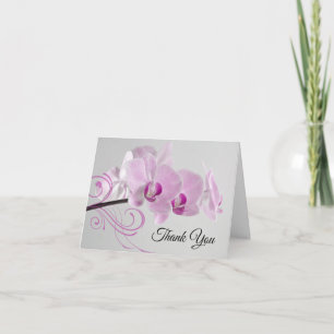 Rosa Orchid Elegance Bridesmaid Tack Kort