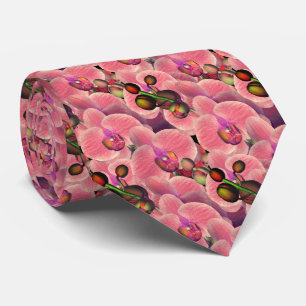 Rosa Orchid Flower Art Slips