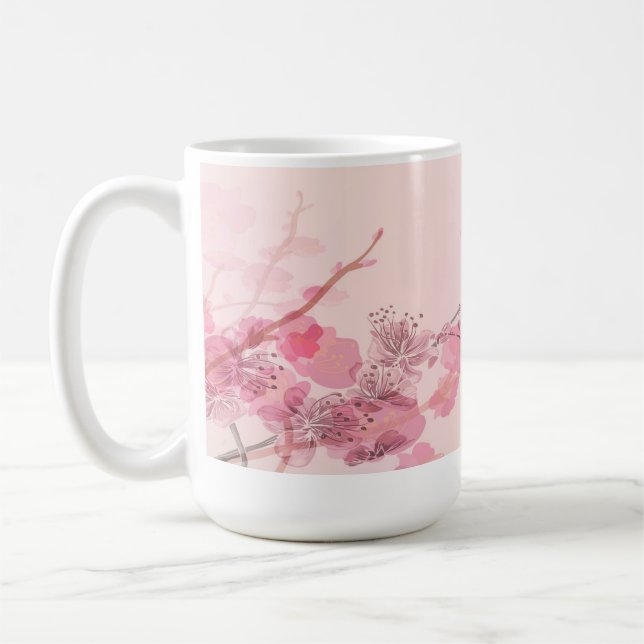 Rosa Orchid Kaffemugg (Vänster)
