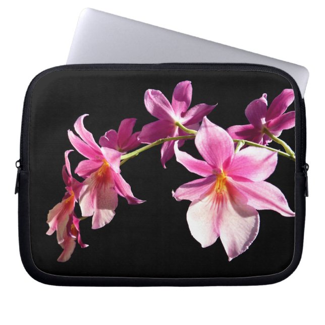 Rosa Orchid. Laptop Sleeve (Framsidan)