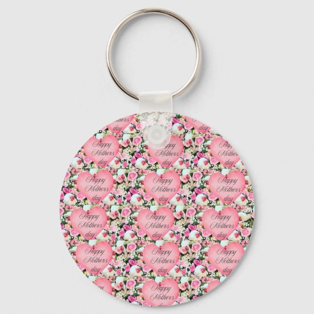 Rosa Orchid Mors dag Nyckelring (Framsida)